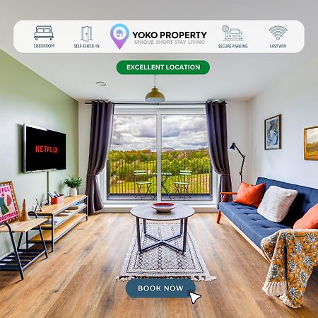 Penthouse Apartment - City Centre - Secure Parking, Balcony, Self-Check-In, Fast Wifi And Smart Tv With Netflix By Yoko Property Milton Keynes Ngoại thất bức ảnh